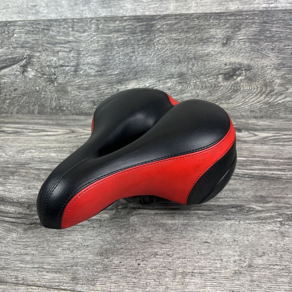 Bike Seat Dual Shock Absorbing Soft Comfortable Padded Bicycle Seat Cushion for